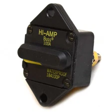 Eaton Bussman Boat Inline Circuit Breaker 184100P | 100 Amp 42 VDC