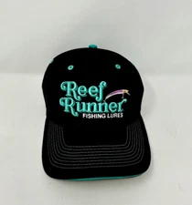 * REEF RUNNER * BASEBALL HAT ' BLACK -- EMBROIDERED LOGO