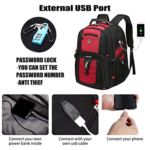17 inch laptop computer backpack Spruce EcoSmart Checkpoint-Friendly 17-inch Laptop Backpack