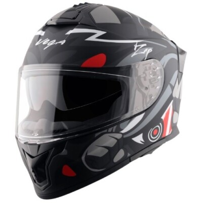 VEGA ZAP “DV Dude” DOT Certified Full Face Motorcycle Helmet | eBay