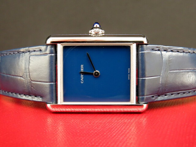 Cartier Tank Blue Women's Watch 