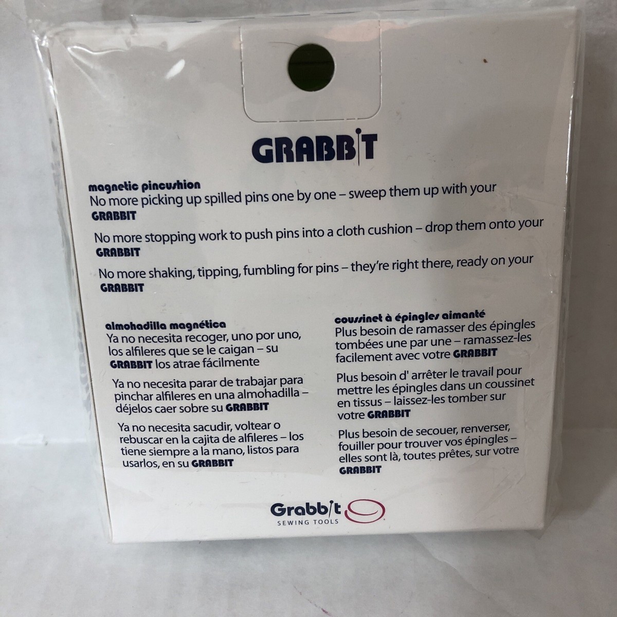 Grabbit Magnetic Pin Cushion - Green, New | eBay