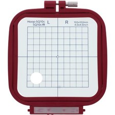 Embroidery Hoop 4"x4" with Template, Janome
