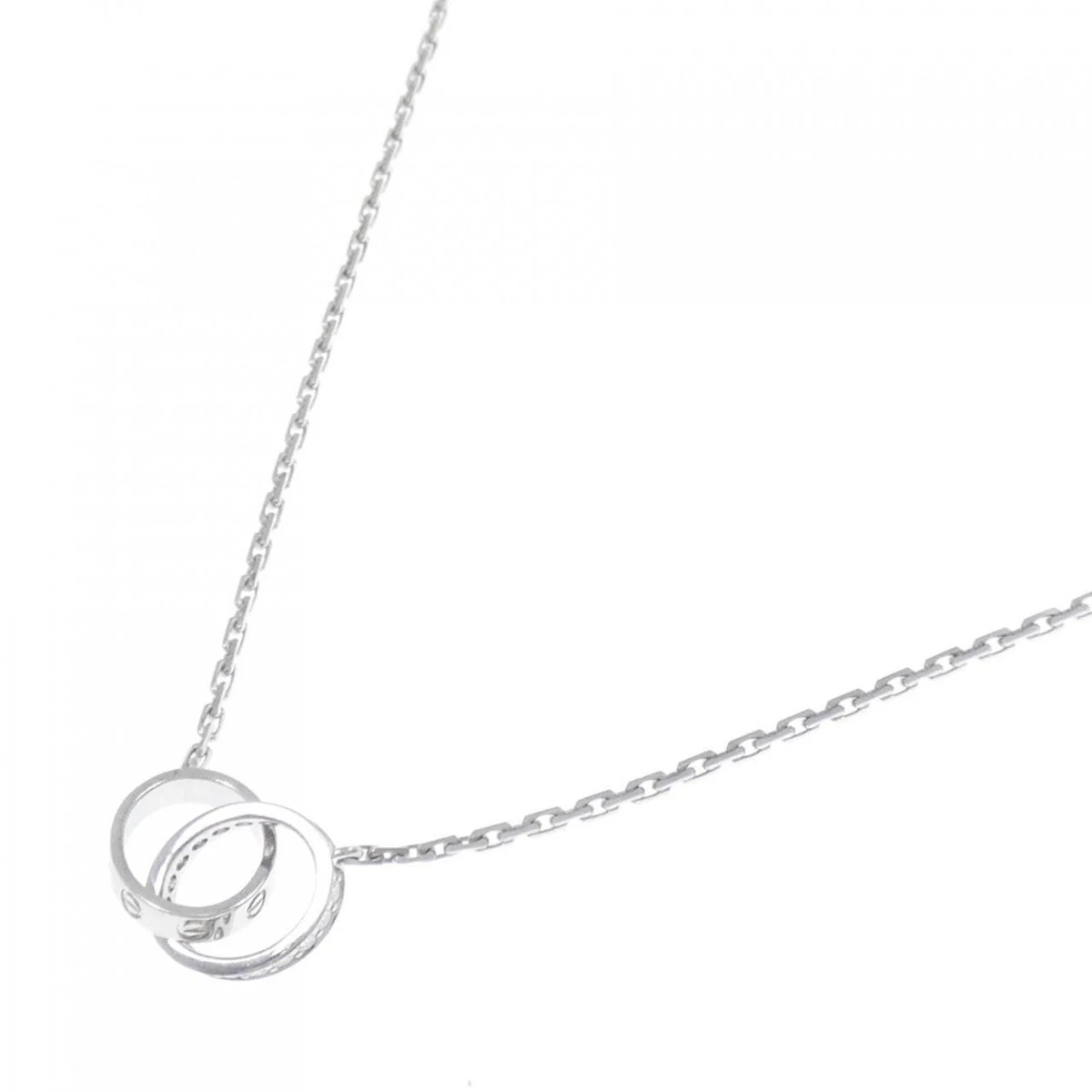 Cartier interlocking deals necklace