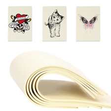 5Pcs Fake Skin Tattoo 8X12 Inch 3Mm Thick Tattoo Supplies Blank Double Sides