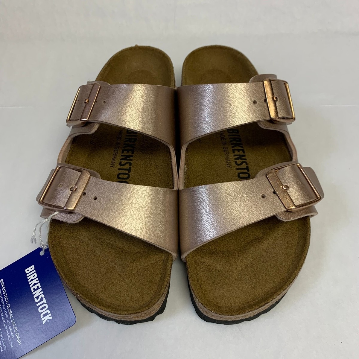 その他 k Birkenstock New w/ Box Arizona Copper Birko-Flor Regular Width
