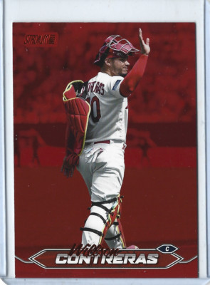 2024 Topps Stadium Club Willson Contreras Red Parallel Card #250