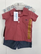Carters Baby Boy 4 Pieces Outfit Set Size 6 Months