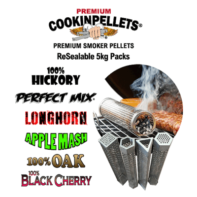 pellet tobacco CookinPellets 5kg Premium Smoker Pellets for Smoking Tubes in Gas Charcoal  BBQs