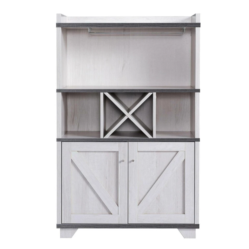 Armário de bar fazenda armazenamento vinho licor display buffet jantar aparador casa - Imagem 2 de 4