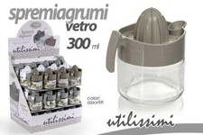 Spremiagrumi Manuale con caraffa in vetro manico beccuccio 300 ml 2 Colori