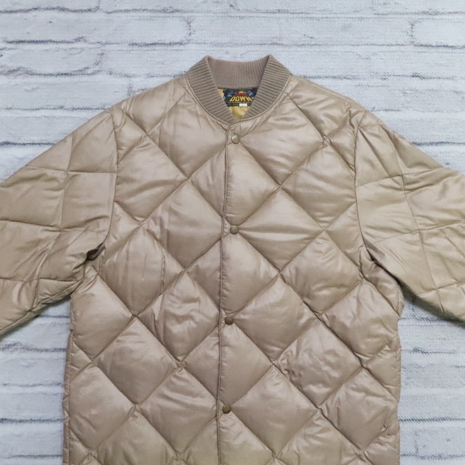 Vintage Eddie Bauer Diamond Quilted Down Jacket S… - image 2