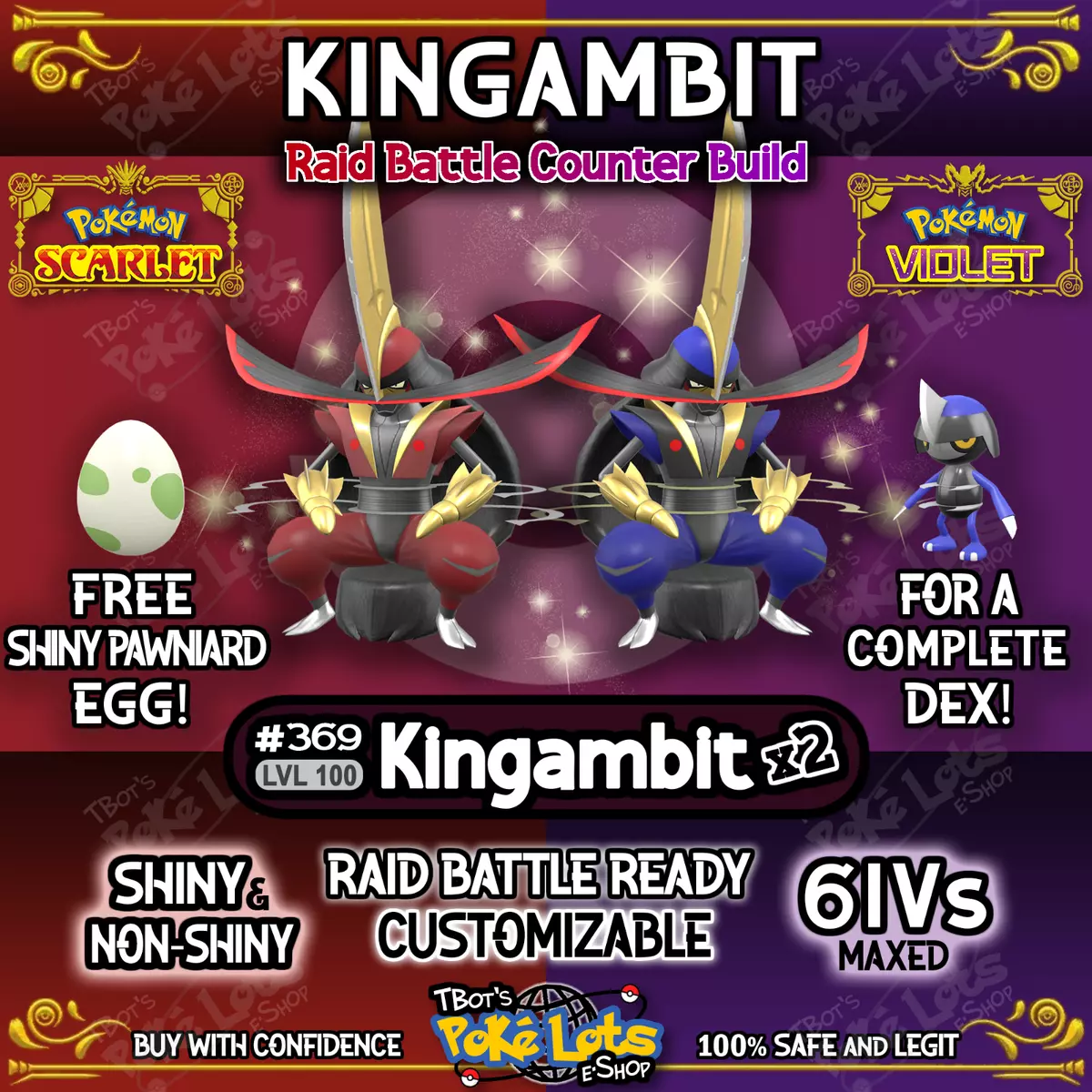 Pokemon Scarlet & Violet Kingambit Location