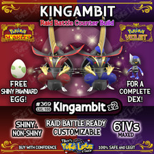 Kingambit - Raid Battle Counter Build   Pokemon Scarlet Violet   US Seller  