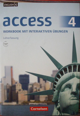 English G access 4 Workbook Lehrerfassung mit Lösungen und Audio CD Cornelsen
