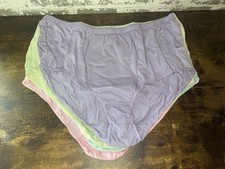 NEW 4 Pair Comfort Choice Brief Panties Plus Size 28-30