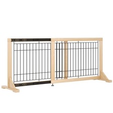Adjustable Wide Dog Gate for Doors, 19.7" Tall, 23.6 45.3" Wide