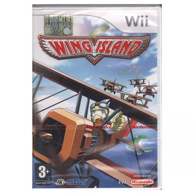 Wii WING ISLAND Nintendo New Sealed Italian Pal
