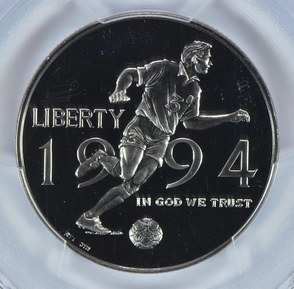 1994-P World Cup Soccer Commemorative Half Dollar PR69 DCAM PCGS *0593 - Image 3 of 4