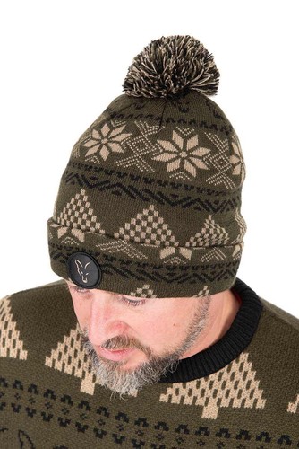 Fox Festive Bobble Hat - Picture 2 of 5