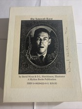 RARE - Tarot Lovecraft 1ère éd. Signé #40/100 - Cartes emballées/jamais touchées 1997