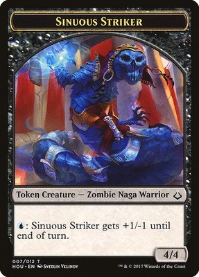 Sinuous Striker (Eternal) MTG Hour of Devastation Token NM x1 - Magic Card