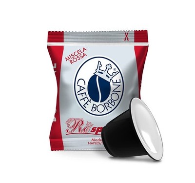 Caffè Borbone Coffee Respresso, Red Blend - 100 Capsules - Compatible with Nesp