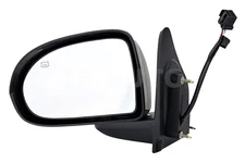 For 2007-2017 Jeep Compass Power Heated Black Side Door View Mirror Left