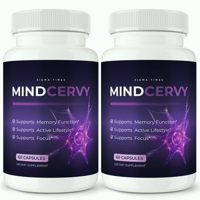MindCervy Capsules,  Advanced Formula, Memory & Brain Health Support - 2 Pack