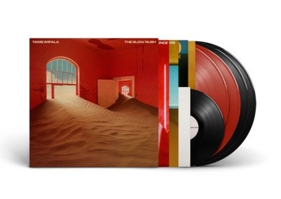 SLOW RUSH (DELUXE/2-TRANSPARENT RED VINYL/3-BLACK VINYL) by Tame Impala [VINYL]