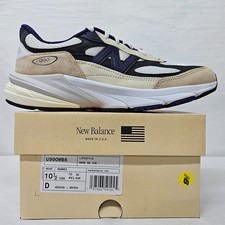 New Balance 990 V6 Sneakers Made In USA U990WB6 White Black Purple Men Size 10.5
