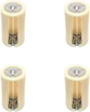 3AA(LR6) to D Size Parallel Battery Convertor Adapter Holder (Pack of 4)