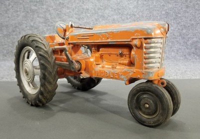 Hubley Tractor Diecast Metal 1950s Parts or Repair