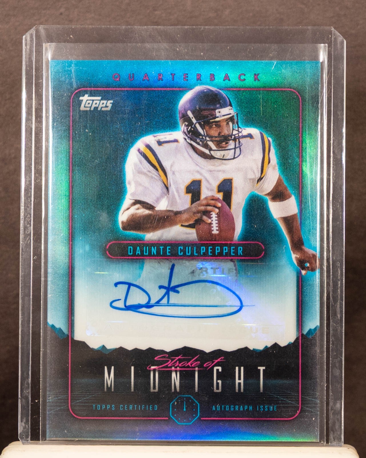 Daunte Culpepper 2024 Topps Midnight SMA-DC Stroke of Midnight Auto Autograph