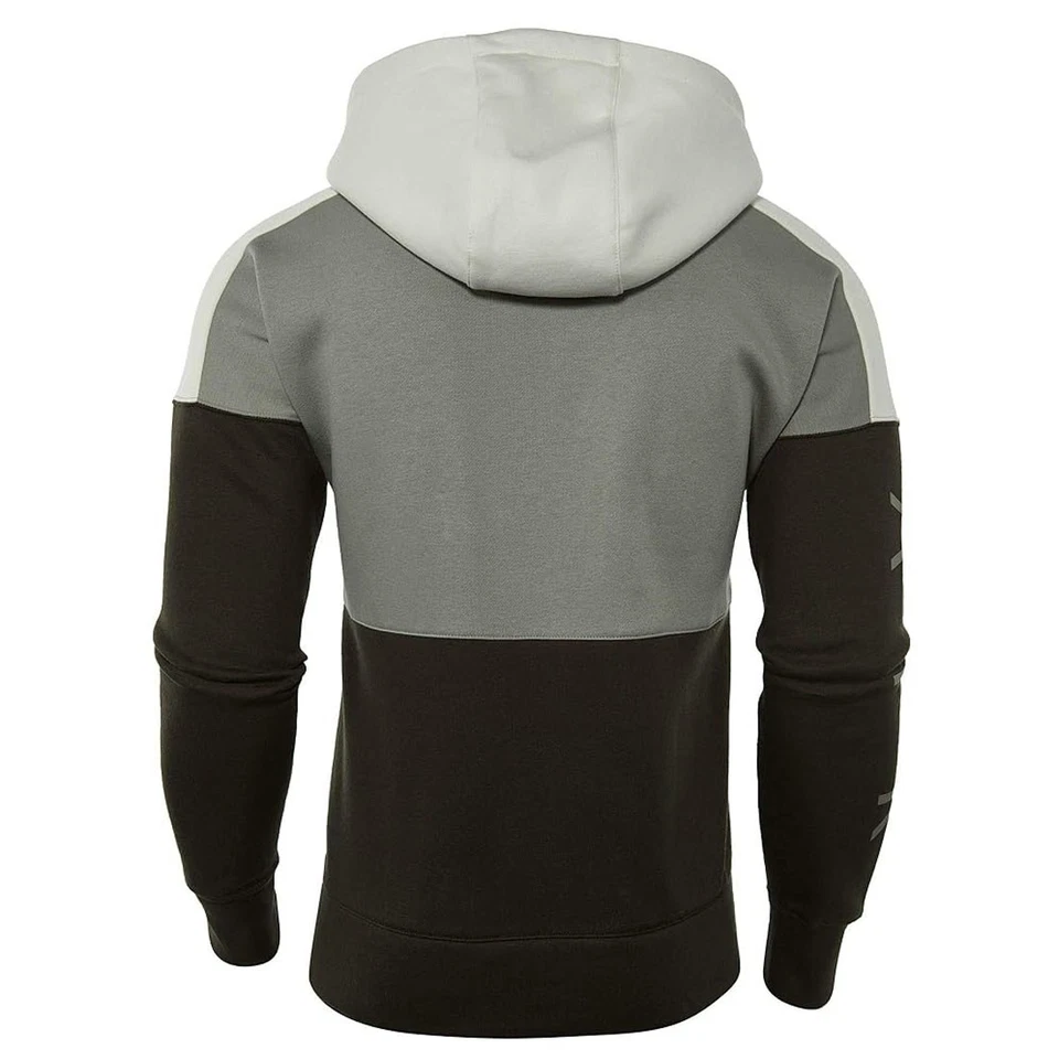 Nike Air Sportswear Club Fleece Khaki Full Zip Men's Hooded Tracksuit - Image 3 of 4