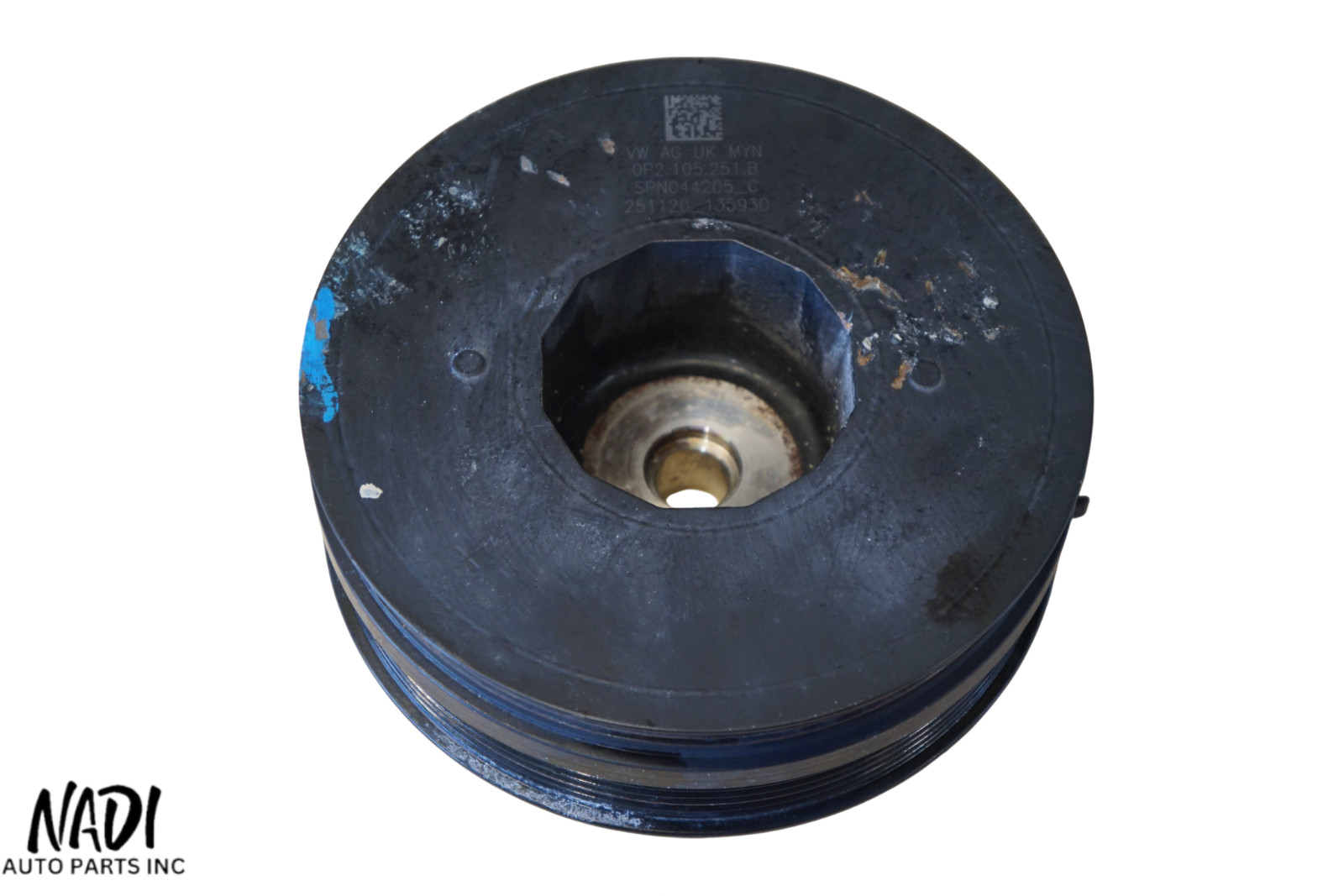 2019 - 2025 LAMBORGHINI URUS 4.0L ENGINE HARMONIC BALANCER CRANK PULLEY OEM