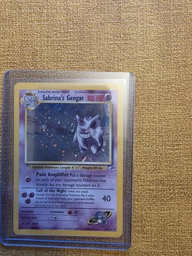 Pokémon Sabrina's Gengar Gym Challenge Rare Holo 14/132 Wizards of the Coast