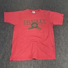 90s MV Sport Bradley University Graphic Red T-shirt Men’s size XL Made in USA