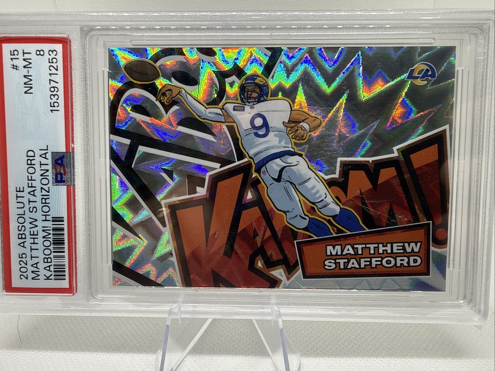 2025 Panini Absolute - Kaboom! Horizontal Matthew Stafford #15