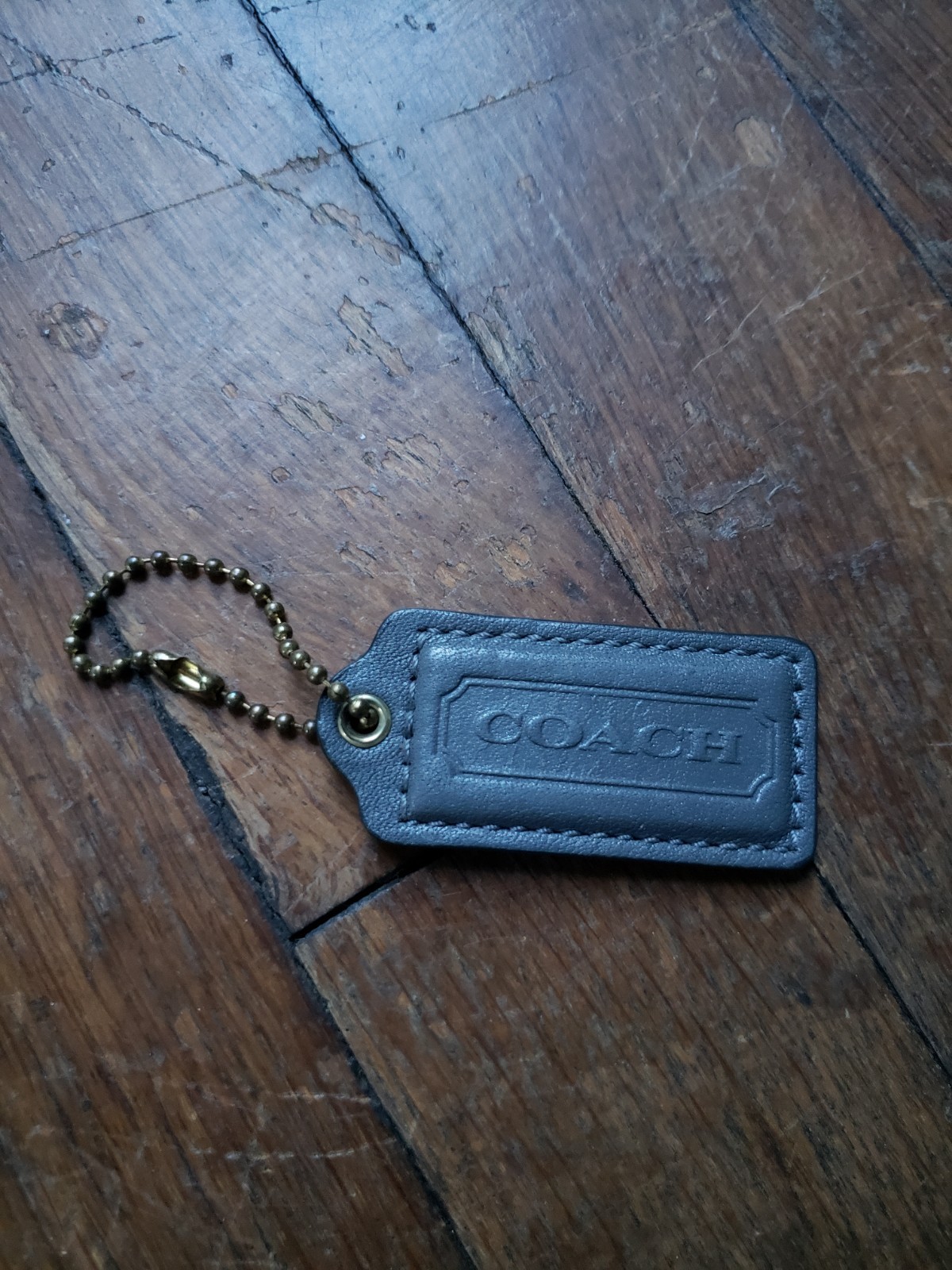 COACH Gray Leather Replacement Purse Handbag Hang… - image 2