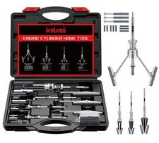 Kolvoii Cylinder Hone Tool Set With Tool Box Adjustable Engine Cylinder Honing Kolvoii Cylinder Hone Tool Set With Tool Box Adjustable Engine Cylinder Honing