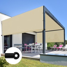 Universal Replacement Pergola Shade Cover Canopy w/ Rod Pocket