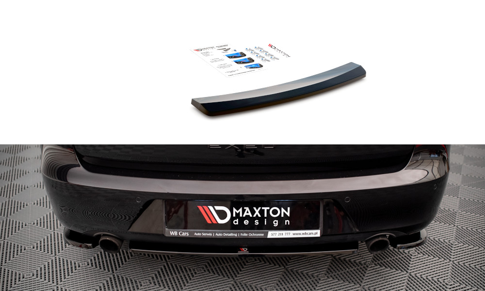 Arriere Splitter Seat Exeo Noir Brillant : Transformez l'Arrière de votre Voiture sans Peinture