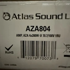Atlas IED AZA804 800-Watt Networkable 4-Channel Power Amplifier