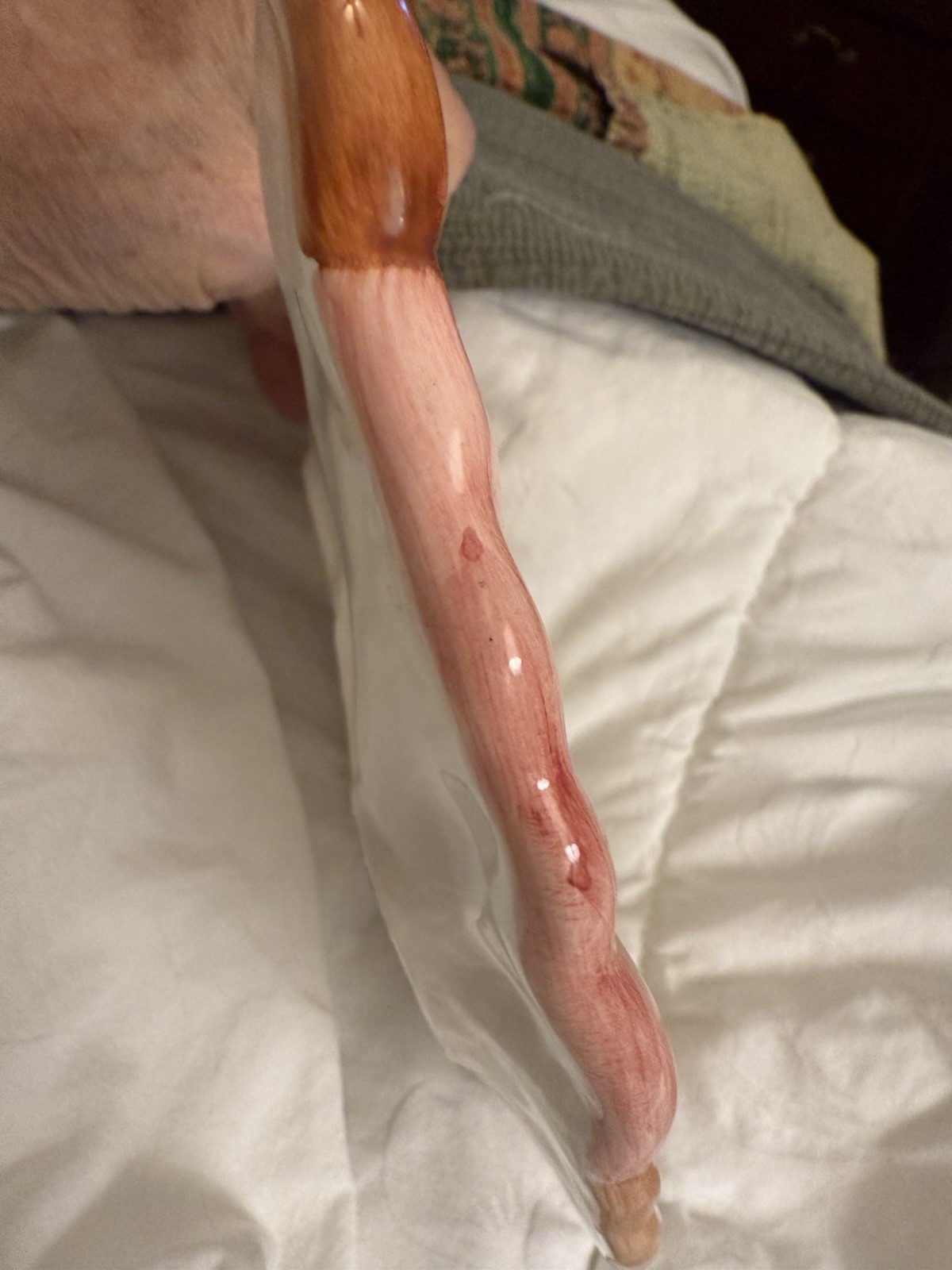 Hand-Painted Turkey Spoon Rest 11” Ceramic Fall Thanksgiving WCL Mark,from  the