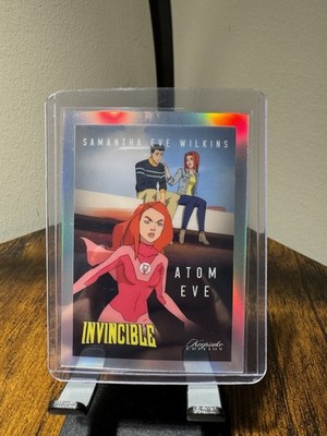 Invincible Season 1 Trading Cards Keepsake Atom Eve Foil #221 Silver Parallel