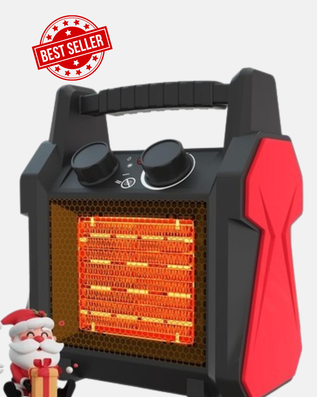 Home & Outdoor Heater Patio 1500W Portable Electric Heater Overheat Protection