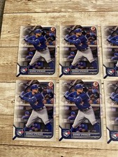(15) 2022 Bowman #63 George Springer Lot #8 Toronto Blue Jays