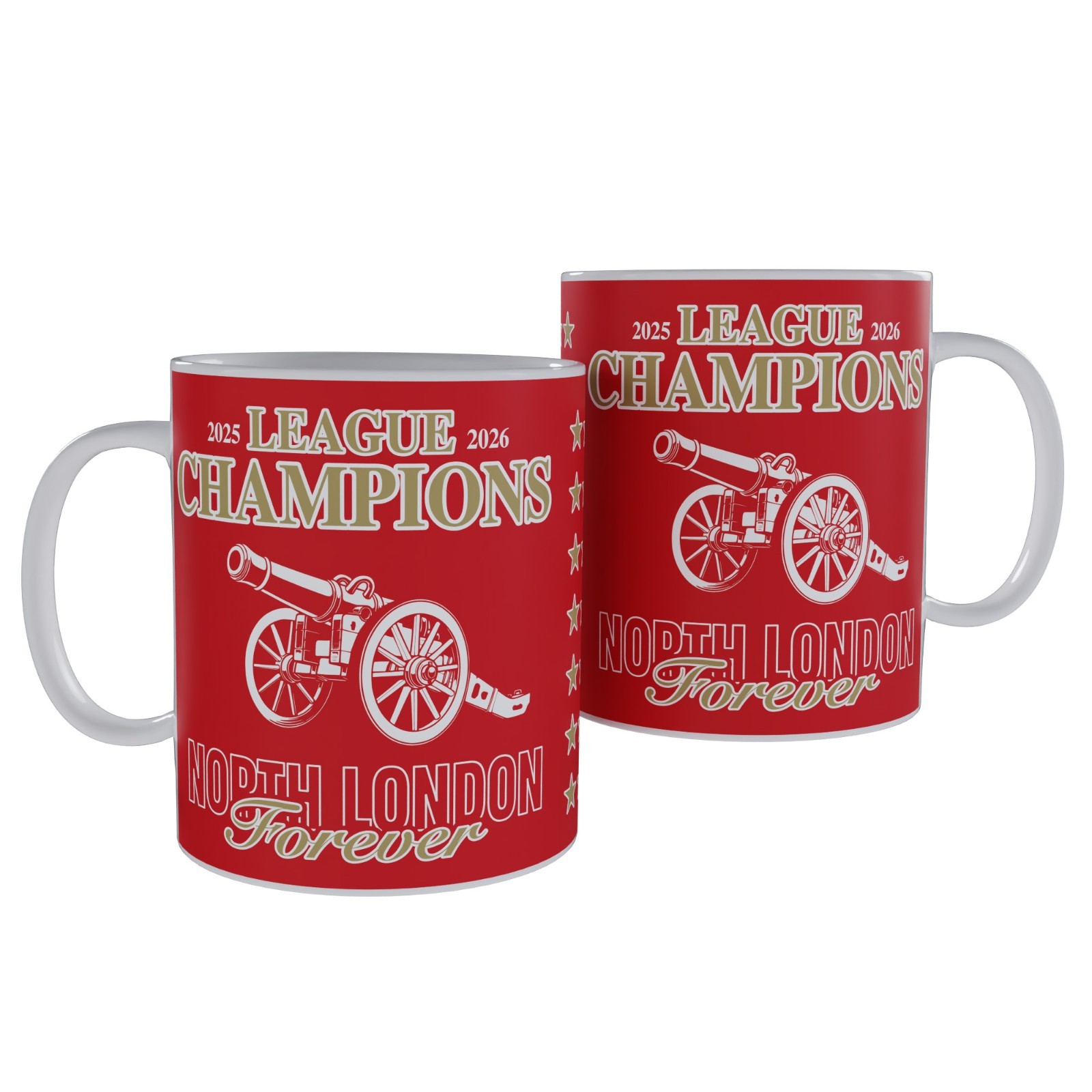 Arsenal League Champions 25/26 Logo Mug 11oz