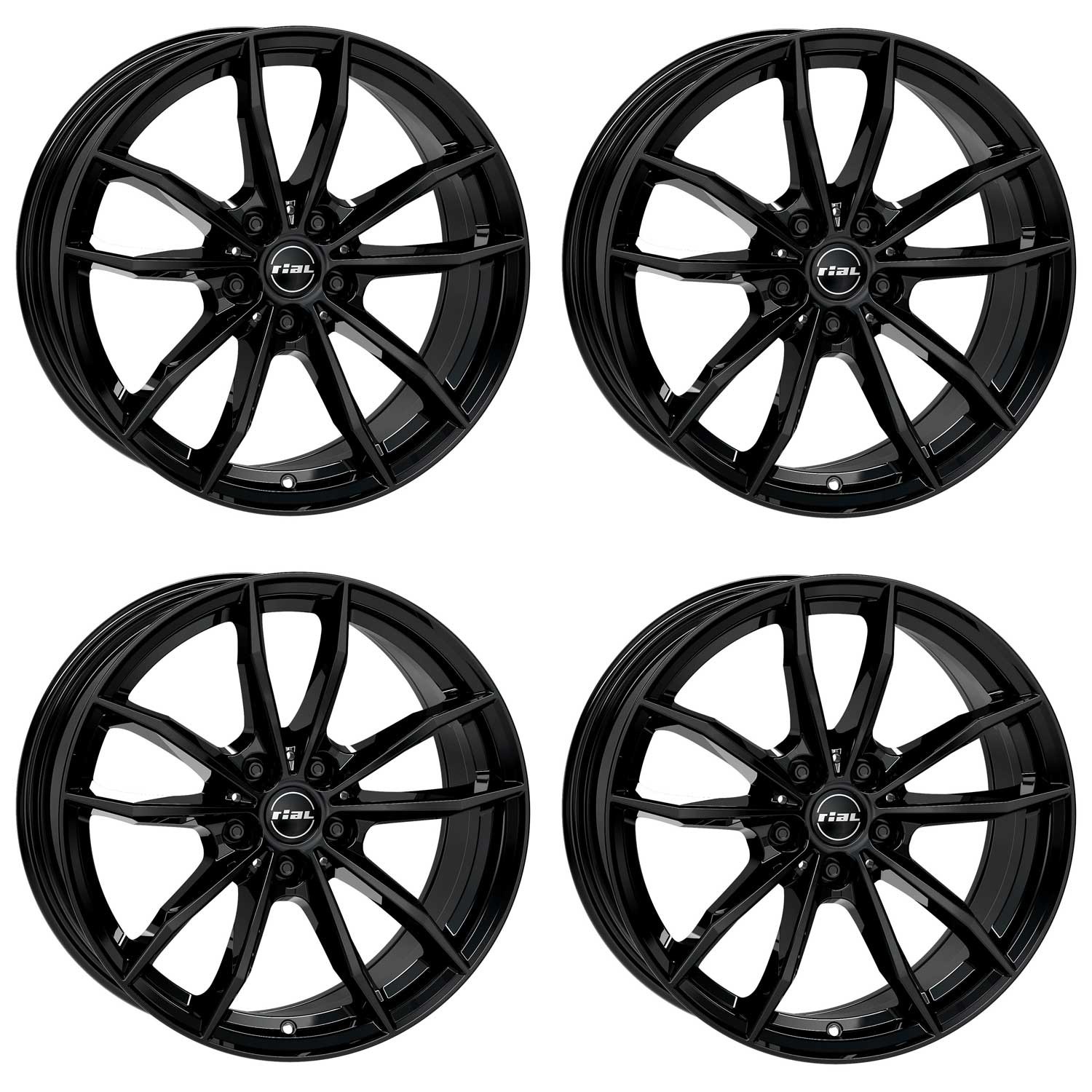 4 Rial X12 wheels 7.0Jx17 ET45 5x112 SW for SKODA Karoq Kodiaq Octavia Superb Su